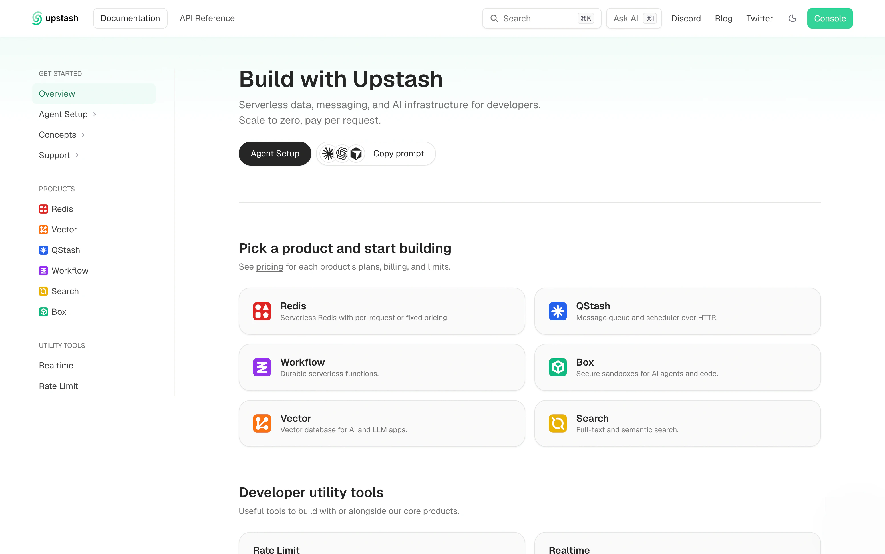 Upstash documentation published with Docs7